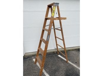 6' Wood Werner Step Ladder