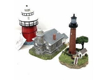 Harbour Lights, Scaasis And Other Lighthouse Figures
