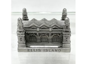 Pewter Figure Of Ellis Island