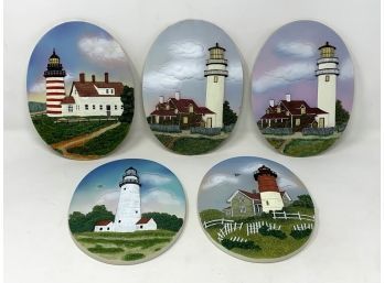 Collection Of Light House Plaques