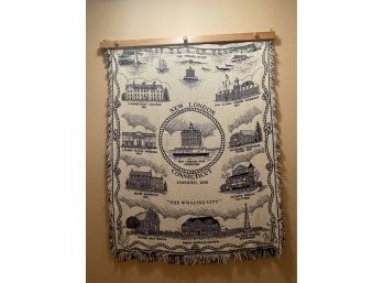 New London Monuments Blanket And Hanging Rack