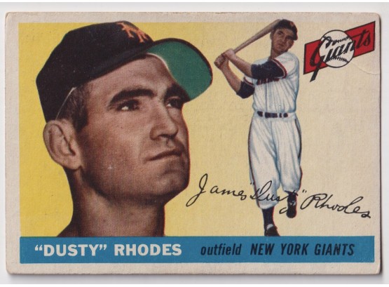 1955 Topps Dusty Rhodes Card #1