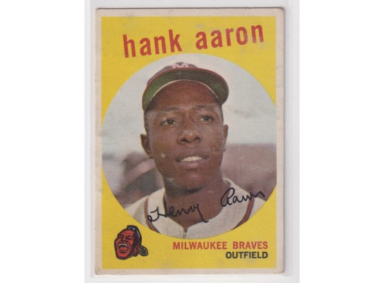 1959 Topps Hank Aaron