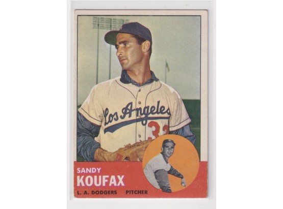 1963 Topps Sandy Koufax