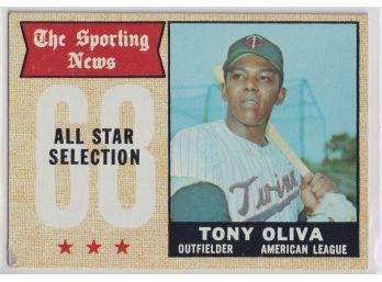 1968 Topps Tony Oliva All Star