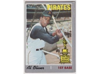 1970 Topps Al Oliver Rookie Cup Card