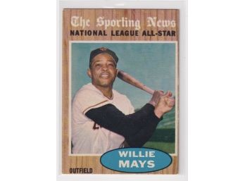 1962 Topps Willie Mays All Star