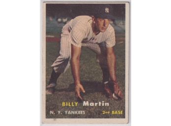 1957 Topps Billy Martin