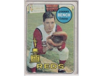 1969 Topps Johnny Bench Rookie Cup Card
