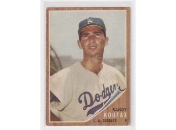 1962 Topps Sandy Koufax