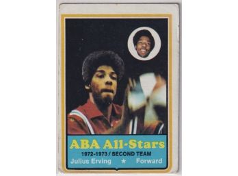 1973 Topps Julius Erving ABA All Star