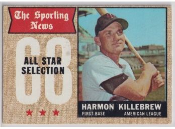 1968 Topps HARMON KILLEBREW All Star