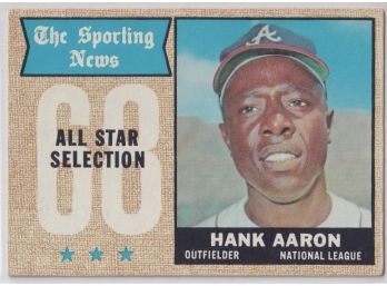 1968 Topps Hank Aaron All Star