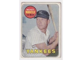 1969 Topps Mickey Mantle Last Card