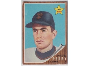 1962 Topps Gaylord Perry ROOKIE