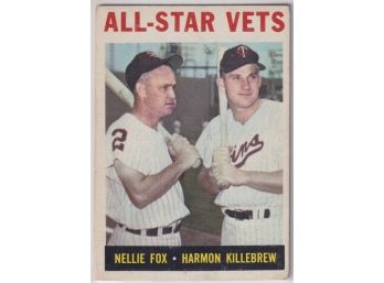 1964 Topps All Star Vets Nellie Fox HARMON KILLEBREW