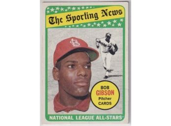 1969 Topps Bob Gibson All Star