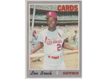 1970 Topps Lou Brock