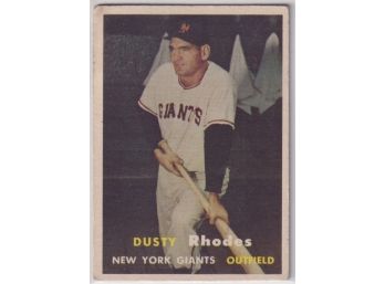 1957 Topps Dusty Rhodes