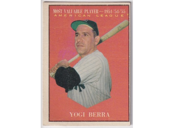 1961 Topps Yogi Berra MVP CARD