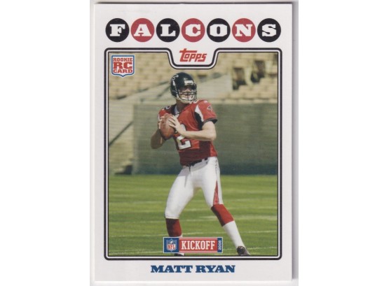 2008 Topps Kick Off Matt Ryan Rookie Card