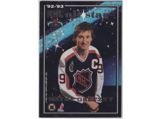 1993 Stadium Club NHL All Star Wayne Gretzky Mario Lemieux Insert