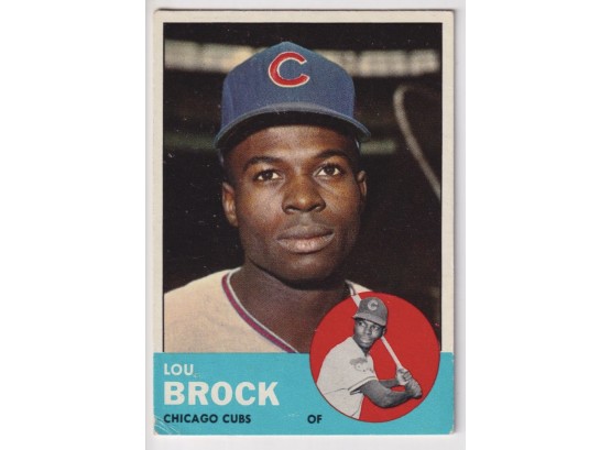 1963 Topps Lou Brock