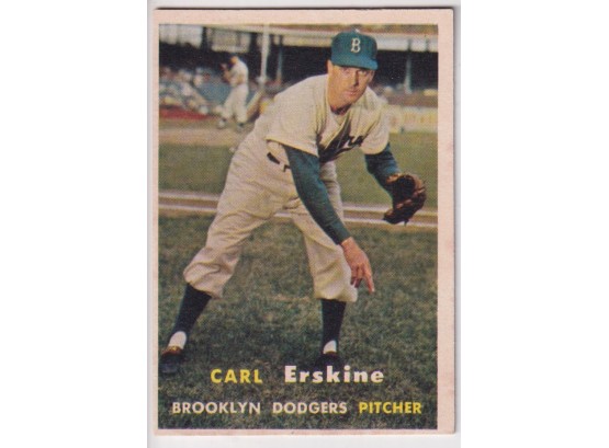 1957 Topps Carl Erskine