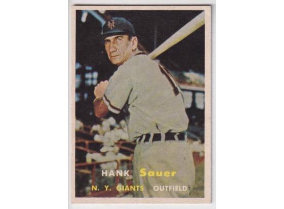 1957 Topps Hank Sauer