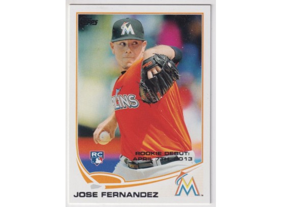 2013 Topps Jose Fernandez Rookie Card