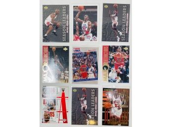 Lot Of 9 Michael Jordan Cards