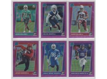 Lot Of 6 2021 Optic Pink Prizm Cards Rookies