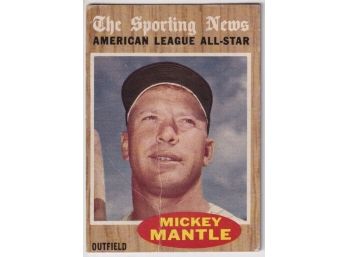 1962 Topps Mickey Mantle All Star