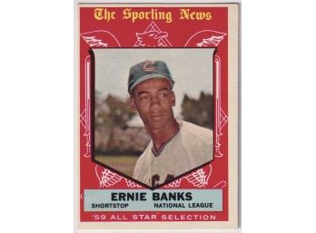 1959 Topps Ernie Banks All Star Card