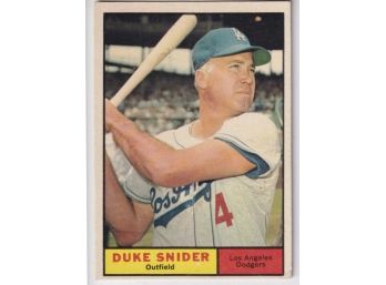 1961 Topps Duke Snider