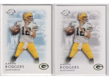 Lot Of 2 2011 Topps Legends Aaron Rodgers Including Blue Variation