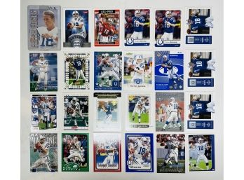 Collection Of Peyton Manning Cards