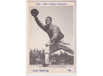 1974 TCMA Yankee Dynasty Lou Gehrig