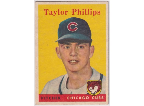 1958 Topps Taylor Phillips
