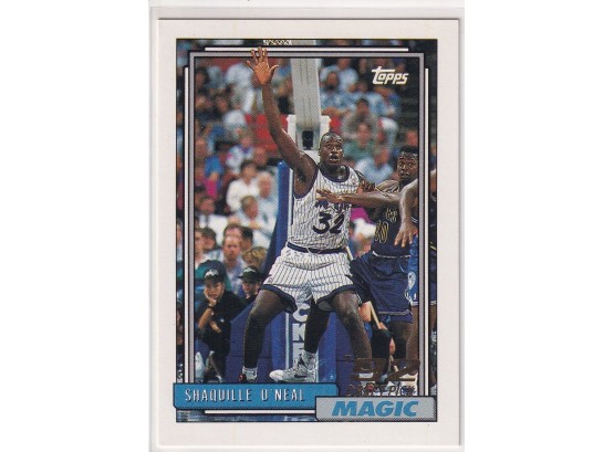 1992 Topps Shaq Shaquille O'Neal Rookie Card