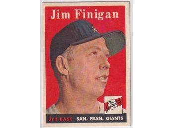 1958 Topps Jim Finigan