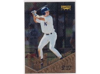 1996 Pinnacle Derek Jeter Hardball Heroes Insert Foil Card