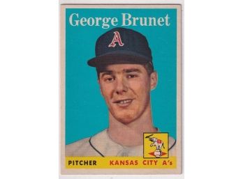 1958 Topps George Brunet