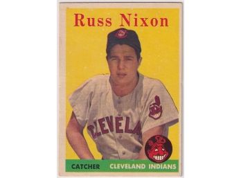 1958 Topps Russ Nixon