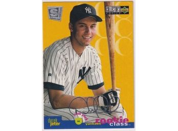 1994 UD Collectors Choice Silver Silver Signature Derek Jeter RC Rookie Class