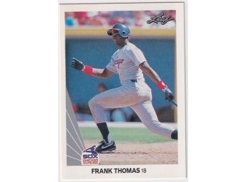 1990 Leaf Frank Thomas Rookie Card