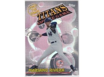 2000 Topps Mariano Rivera Own The Game Titians Of The Game Insert