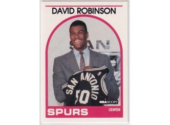 1989 Hoops David Robinson Rookie Card