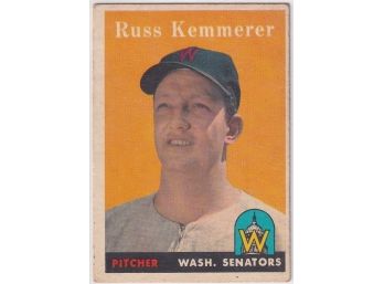 1958 Topps Russ Kemmerer