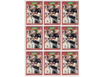Lot Of 9 1989 Pro Set Bo Jackson Cards